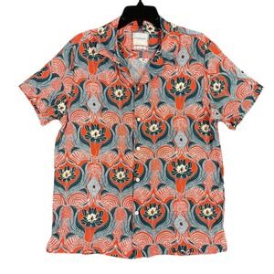 Denim And Flower Shirt Mens L Retro Core Streetwear Skater Indie Urban Wear